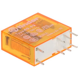 Relej 12VAC 2x8A 2xU 80R Finder 40.52.8.012.0000