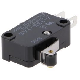 Prekidač mikro 15A 250V + kotačić V-155-1A5 Omron