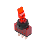 Prekidač KIP ON-OFF 1x3pin 12VDC 20A s tinj. crven