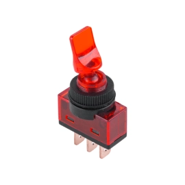 Prekidač KIP ON-OFF 1x3pin 12VDC 20A s tinj. crven