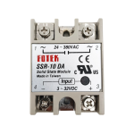 Solid state relej 24-380VAC; 4-32VDC; 10A SSR-10DA