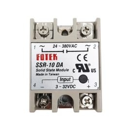 Solid state relej 24-380VAC; 4-32VDC; 10A SSR-10DA