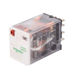 Relej 24VAC 6A 4xU 100mR RXM4AB1B7 Schneider Elect