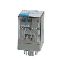 Relej pomoćni 230VAC 11pol. + LED Andeli 70.3