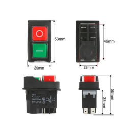 Prekidač elektromagnet. 230V 16A IP55 5-pin YH02-A