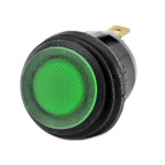 Prekidač vaga ON-OFF 230V 10A IP65 okrugli zeleni