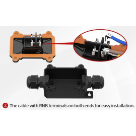 Prekidač za kabel ON-OFF 230V 16A IP66 s crv. tinj