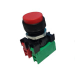 Tipkalo udarno 1NO+1NC 660/12A crveno ERR