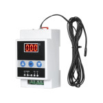Termostat digitalni -50-120°C 230VAC 10A za šinu