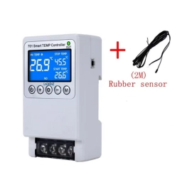 Termostat digitalni -19-120°C 230VAC 10A za šinu