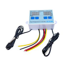 Termostat digitalni dupli -55-120°C 230VAC 10A