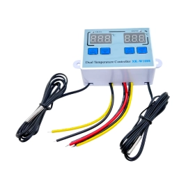 Termostat digitalni dupli -55-120°C 12VDC 10A