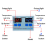 Termostat digitalni dupli -55-120°C 24VDC 10A