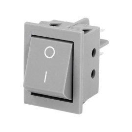 Prekidač vaga ON-OFF 2x2pin 15A 230VAC sivi