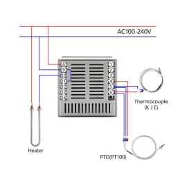Termostat digitalni 0-1372°C 230VAC 3A PID; TC4L