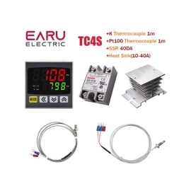 Termostat digitalni 0-1372°C 230VAC 3A TC4S+dodaci