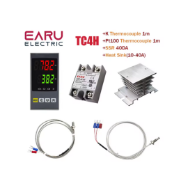 Termostat digitalni 0-1372°C 230VAC 3A TC4H+dodaci