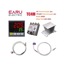 Termostat digitalni 0-1372°C 230VAC 3A TC4M+dodaci