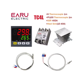 Termostat digitalni 0-1372°C 230VAC 3A TC4L+dodaci