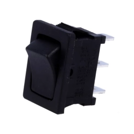 Prekidač vaga ON-ON 1x3pin 10A 230V crni