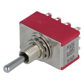 Prekidač KIP ON-OFF-ON 4P3T 3x4pin 125VAC 5A