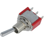Taster KIP ON-(ON) SPDT 1x3pin 250V 2A