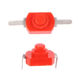 Prekidač potisni ON-OFF 30V 1A; 12x8mm crveni