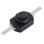 Prekidač potisni ON-OFF 30V 1A; 12x8mm crni