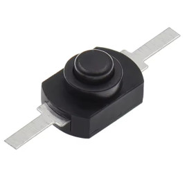 Prekidač potisni ON-OFF 30V 1A; 12x8mm crni