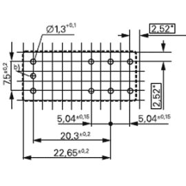 Relej 12VDC 8A 2xU bistabilni RT424F12 Schrack 
