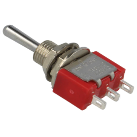 Taster KIP (ON)-OFF-(ON) 1x3pin 250VAC 2A