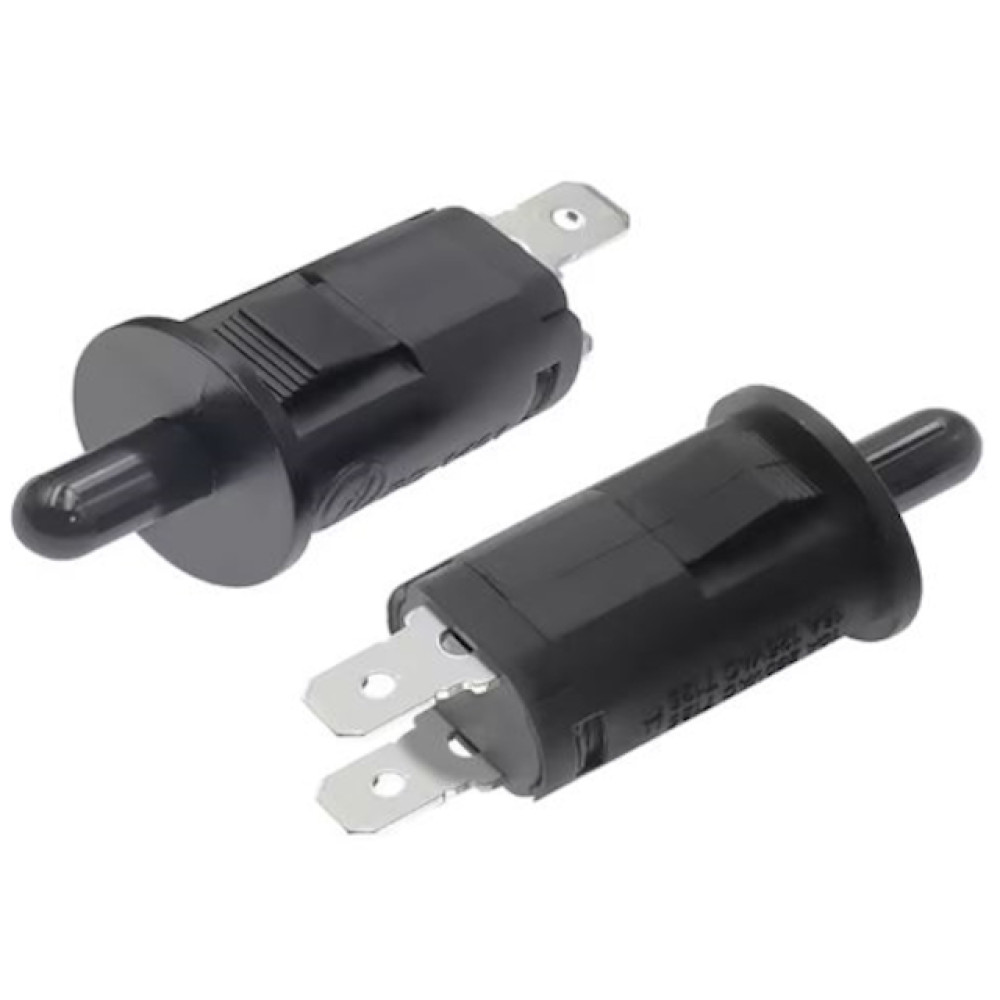 Prekidač / Taster za vrata NC 250V 3A; 10mm crni