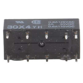 Relej 12VDC 2A 2xU 800R G6AK-274P-ST-US 12V Omron