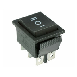 Taster vaga ON-OFF-ON 2x3pin 250V 16A