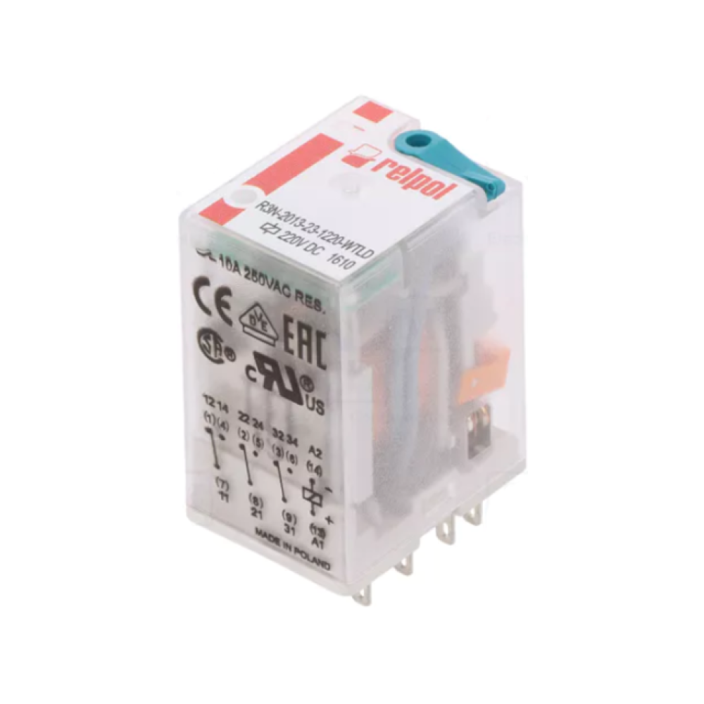 Relej pomoćni 220VDC 20A R3N-2013-23-1220 Relpol