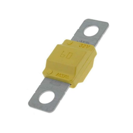 Osigurač auto MIDIVAL 60A 32VDC 40mm M5 žuti