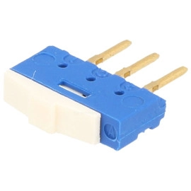 Prekidač klizni ON-ON 1x3pin 0,5A 12V za pločicu- 