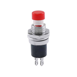 Taster potisni otvoreni 50VDC 0,3A; crveni mini