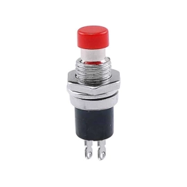 Taster potisni otvoreni 50VDC 0,3A; crveni mini