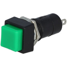 Taster potisni 125VAC 3A zeleni