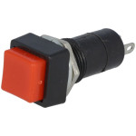 Taster potisni 125VAC 3A crveni