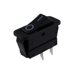 Prekidač vaga ON-OFF 1x2pin 16A 230V crni označeni