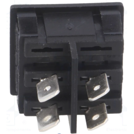 Prekidač vaga ON-OFF 2x2pin 10A 250V crni
