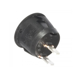 Prekidač vaga ON-OFF 1x2pin 230V 10A okrugli crni