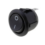 Prekidač vaga ON-OFF 1x2pin 230V 10A okrugli crni
