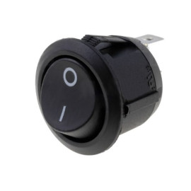 Prekidač vaga ON-OFF 1x2pin 230V 10A okrugli crni