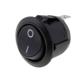 Prekidač vaga ON-OFF 1x2pin 230V 10A okrugli crni