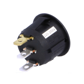 Prekidač vaga ON-OFF 1x3pin 10A 230V s tinj. crven