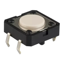 Taster 24V 0,05A 4,3mm za pločicu 12x12mm Omron