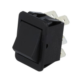 Prekidač vaga ON-OFF 2x3pin 16A 230VAC crni